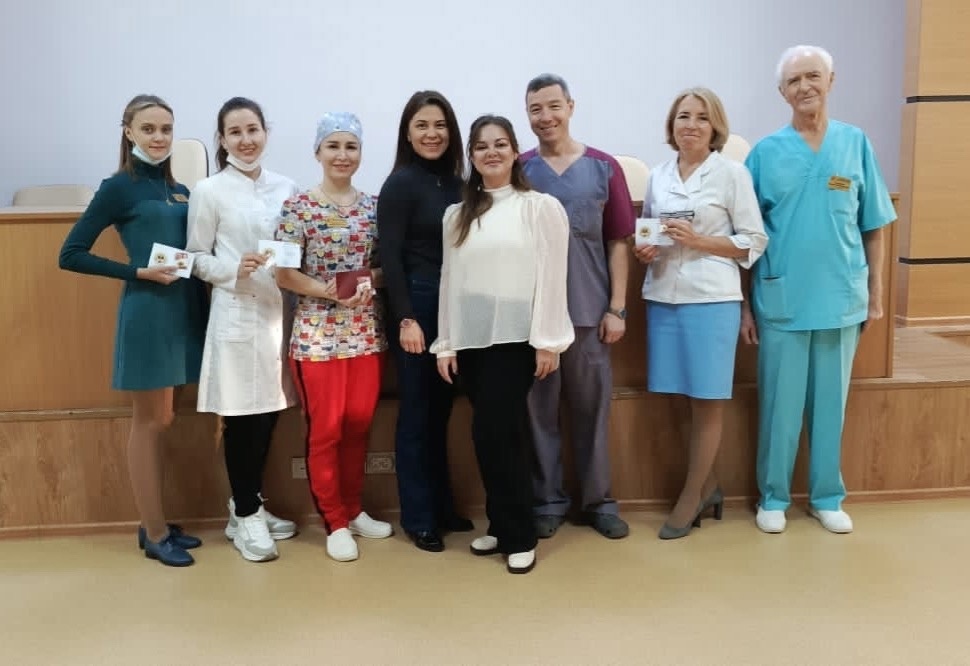 Медицинские работники нижнекамской детской районной больницы получили знаки отличия ГТО